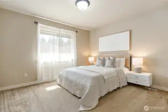 Another sunlit bedroom