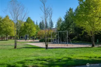 Nearby neighborhood park and playground