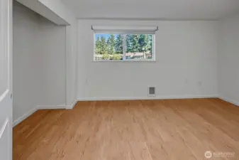 Blackout blinds convey with property.