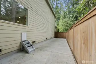 The extra fenced-in area that comes in handy for so many things