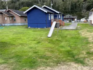 Large backyard