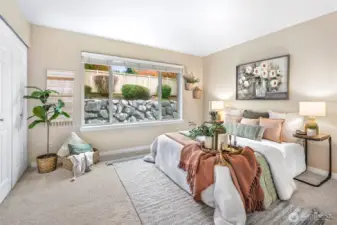 Primary bedroom upstairs.