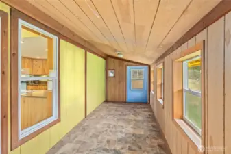 Sun Room on Front of Home