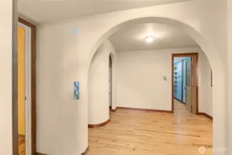 Multi-purpose room/family room-library-office