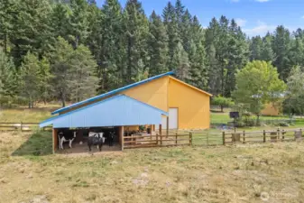 End of Barn w/run in