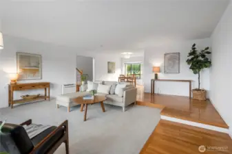 Front entry to living room