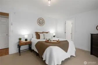 Main floor primary suite