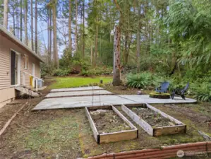 Plenty of room for gardening