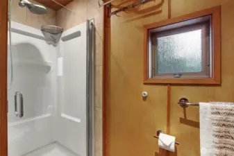 The new on demand hot water heater gets your shower hot in seconds.