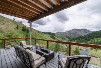 Main Level deck and views