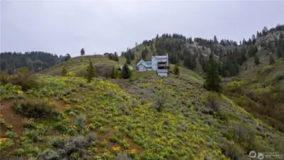 High on a hill... home from valley