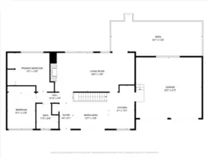 Floor plan daylight basement.