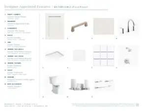 Designer appointed interior selections