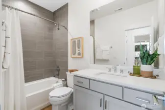 Photos are for illustrative purposes only & depict a different floor plan by Toll Brothers, finishes, or features than the actual home for sale. Actual layout & specifications vary. Home listed for sale (Acadian Elite) is brand new & photos are not yet available.