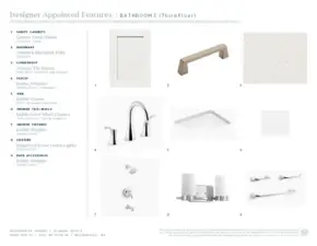 Designer appointed interior selections