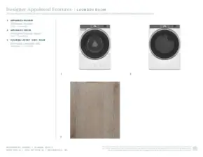 Designer appointed interior selections