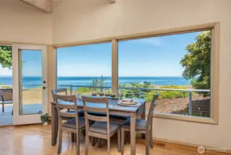Dinner with a view makes it taste even better.