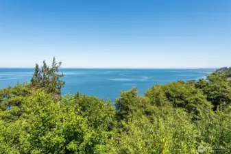 You can see Protection Island on the far right with a clear day