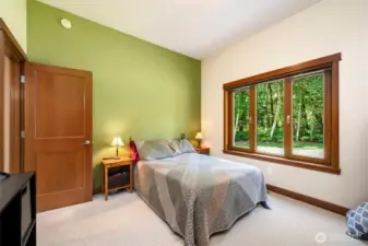Good sized main floor bedroom.