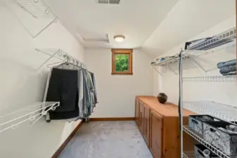 Primary walk in closet. Windows in every room of this home.  Wonderfully designed.
