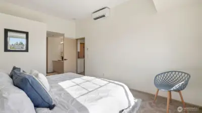 A calming space filled with natural light and connected to a private ensuite & walk in closet.
