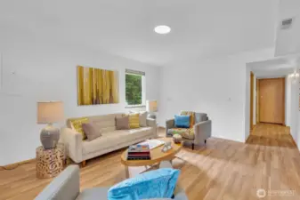 Spacious bonus space downstairs with it's own separate entrance,.