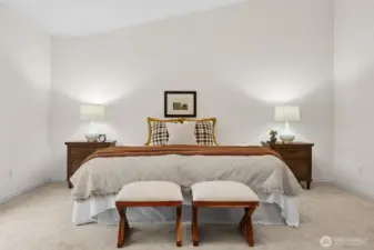 Primarily yours with gracious Vaulted Ceilings