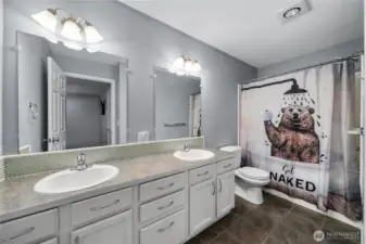 Primary Bedroom with double H/H sinks