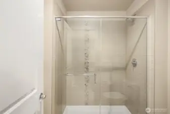 Large walk in shower enclosure