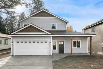 Perfectly located just above town of Cle Elum. House is nestled down a private alley of just a few homes, area is nice and quiet. Brand new construction by Forsberg General Contractors. They are local and build LOVELY homes in our area. Nice 2 car attached garage is wired for an electric car charging unit