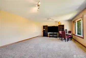 The ideal wall for a theater screen!