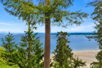 Incredible views of Cascades, Mt Baker and Port Susan Bay.
