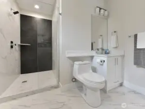 lower  floor bath