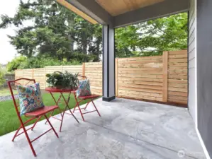 lower patio