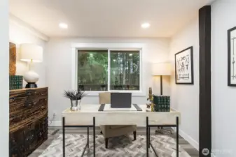 Private office with view
