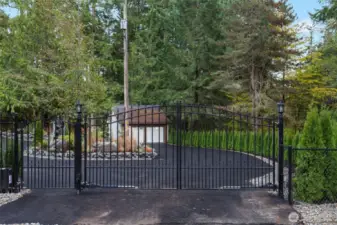 Gated entrance