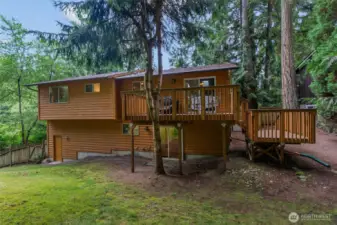 Back yard & Lower Deck
