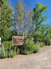 Walking entrance to Winthrop's North Village community