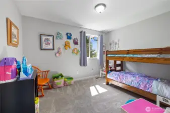 Grandkids room is big enough for lots of toys!