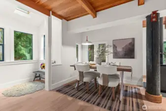 A bright and inviting dining space designed for sharing seasonal meals.