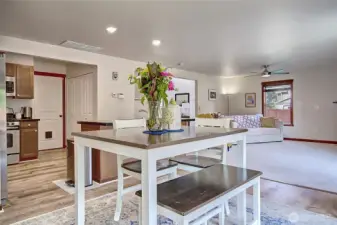 Easy living in this bright space