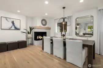 Main House Dining Room with seating area