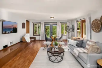 Downstairs Bonus Room - Bathroom around corner