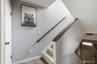 Let's head to the upper level where the bedrooms are located.