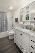 Bathroom attached to primary bedroom upstairs