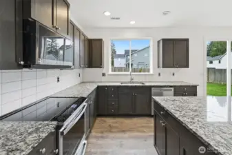 Kitchen with Stainless appliances