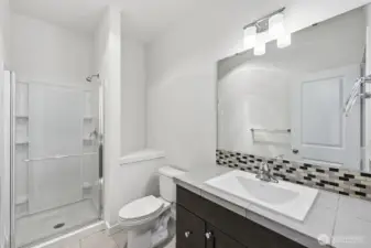 main floor 3/4 bathroom