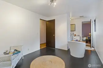 Huge additional room and bathroom off of the primary bedroom ..