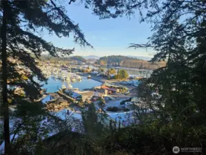 Morning view of Charming La Conner ..