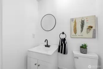 Studio half bath